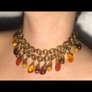 Honey Amber Choker Necklace